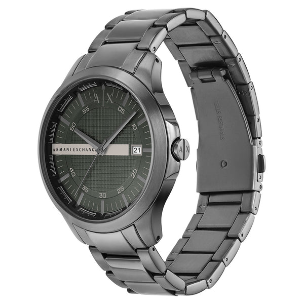 Armani Exchange Hampton AX2194 Men's Chronograph – Grey Dial with Matching Grey Stainless Steel Strap