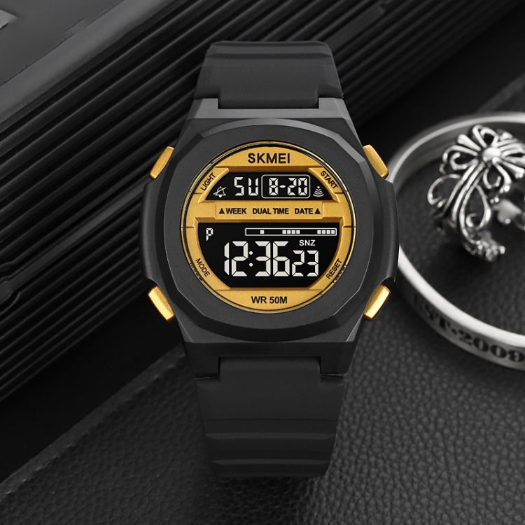 skmei-1821-stainless-steel-buckle-silicone-strap-electronic-watchroyal-blue