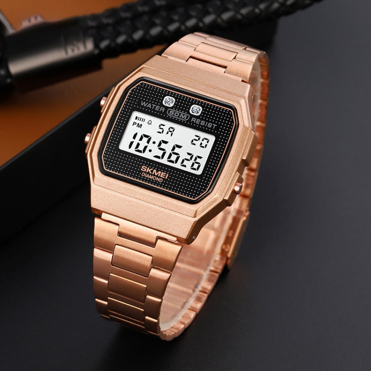 skmei-1952-resin-mirror-abs-case-waterproof-electronic-watchgolden-steel-belt